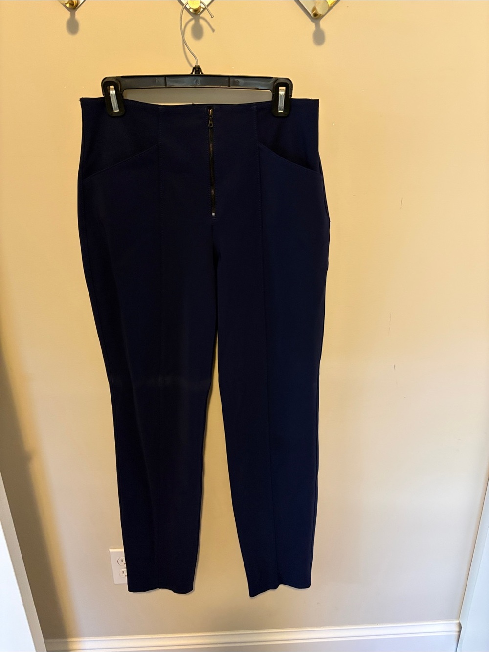Maria Pinto Navy Skinny Ponte Pants